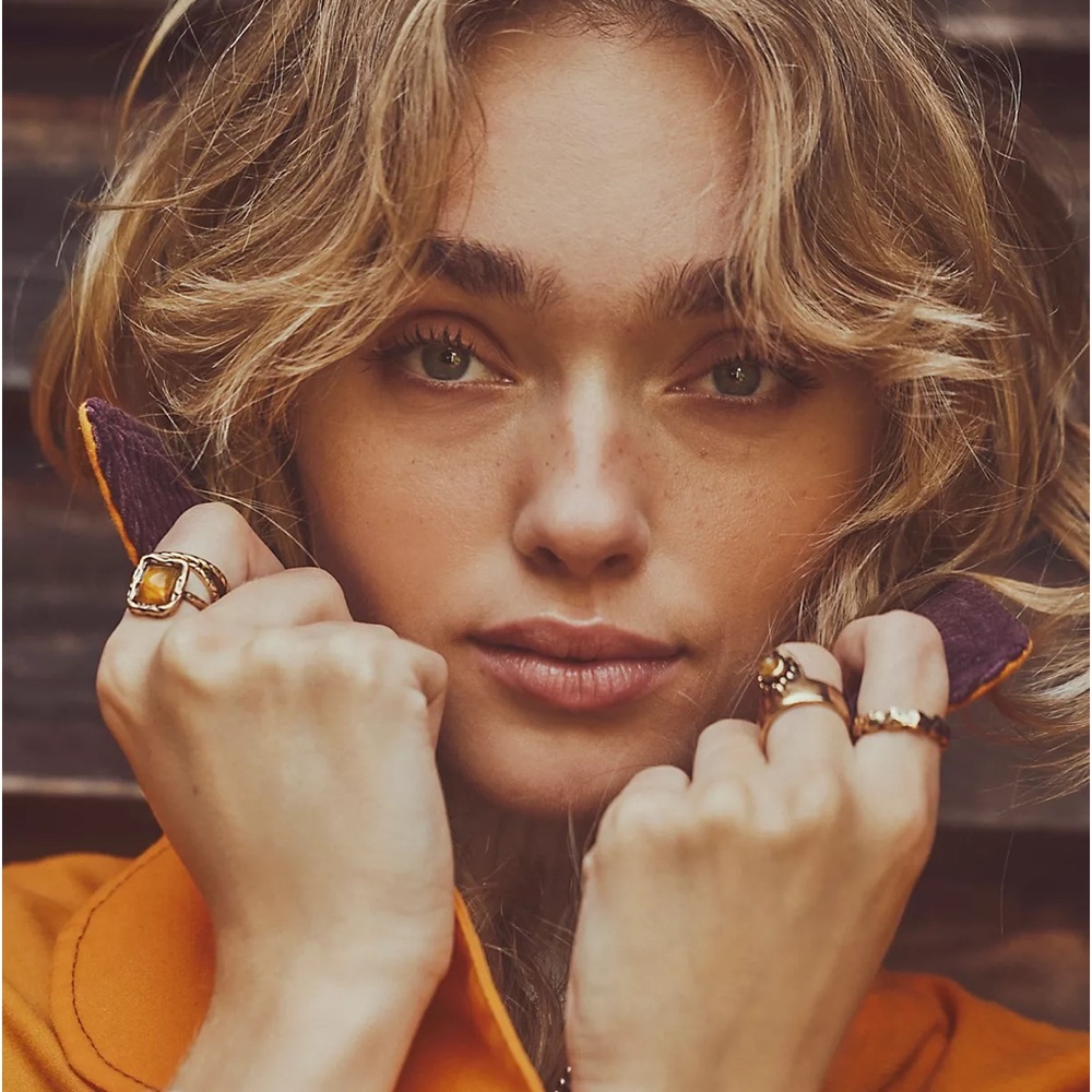 NWT Morning Meadow Ring Set by Free People - Picture 3 of 11
